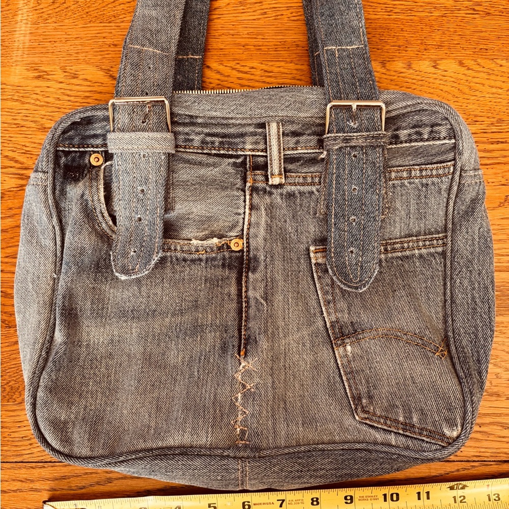 Levi’s    Upcycled  Vintage  Denim Shoulder Bag
